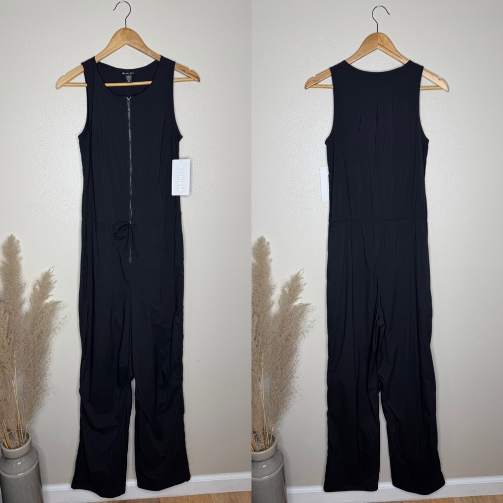 NEW | Athleta Flex Jumpsuit,โ NWT, Small Tall, Black - Picture 4 of 11